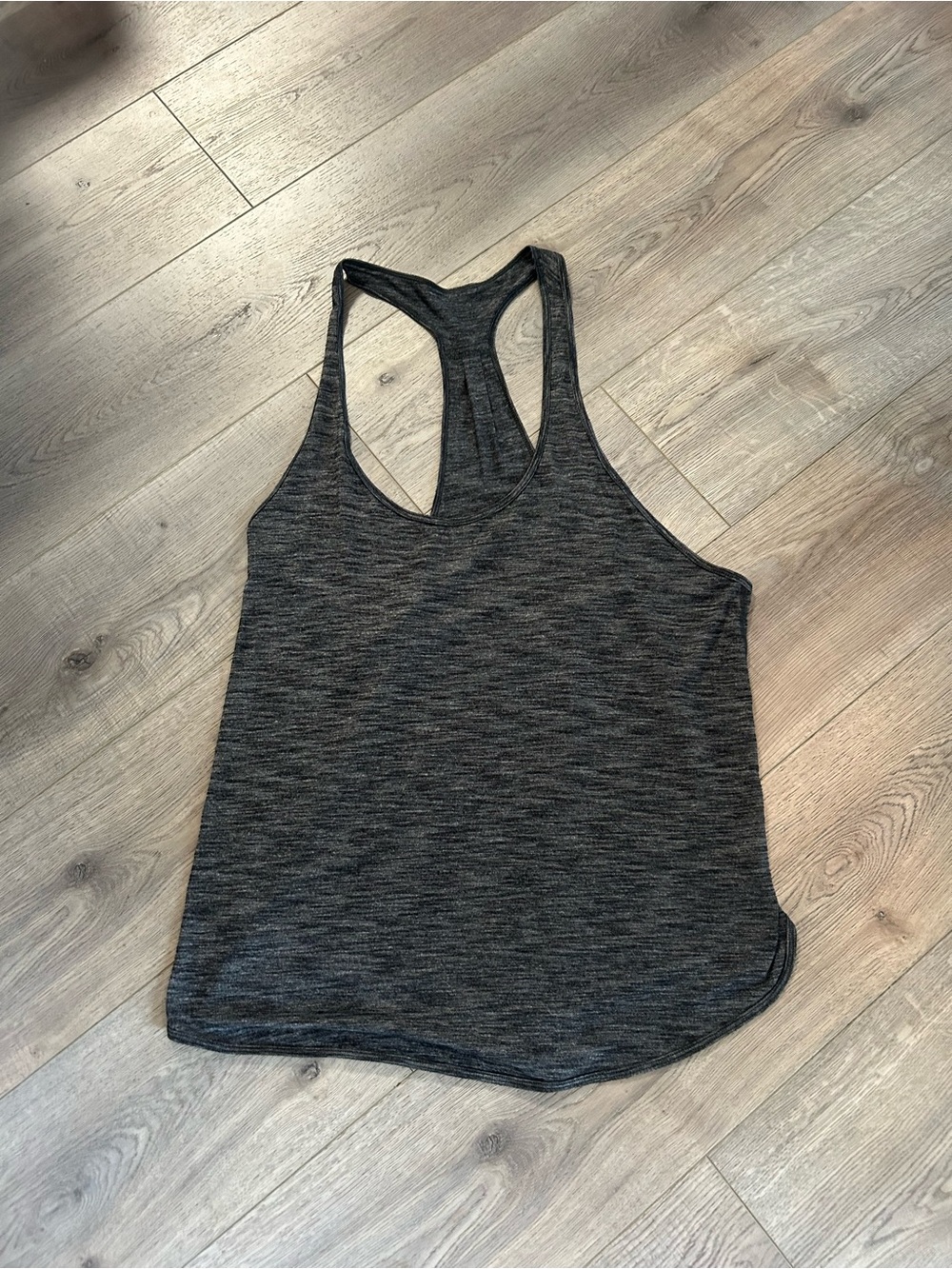 Lululemon Black Heather Racerback Tank Top